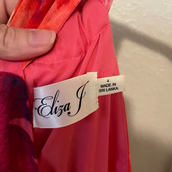 Eliza J Floral Halter Maxi Dress - Picture 4 of 8